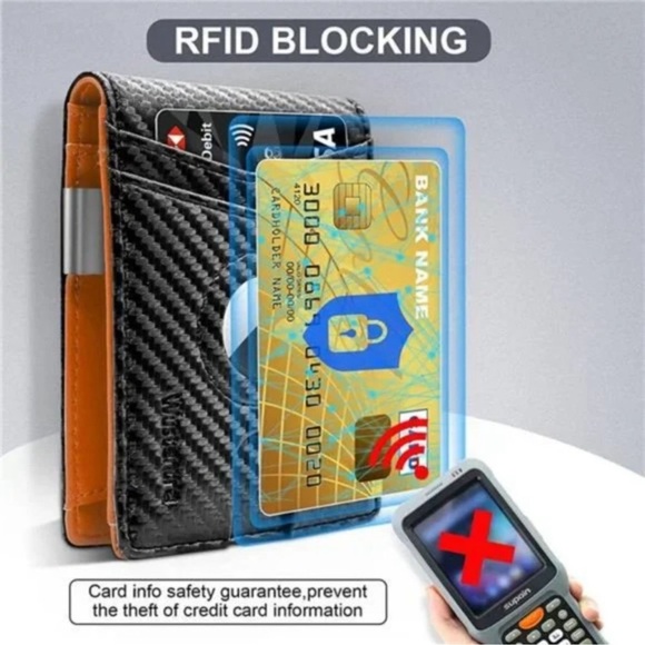 New AirTag Wallet Holder with Money Clip, Air Tag Wallet - Picture 5 of 6